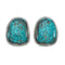 Sterling Silver Turquoise Navajo Post Earrings X10464